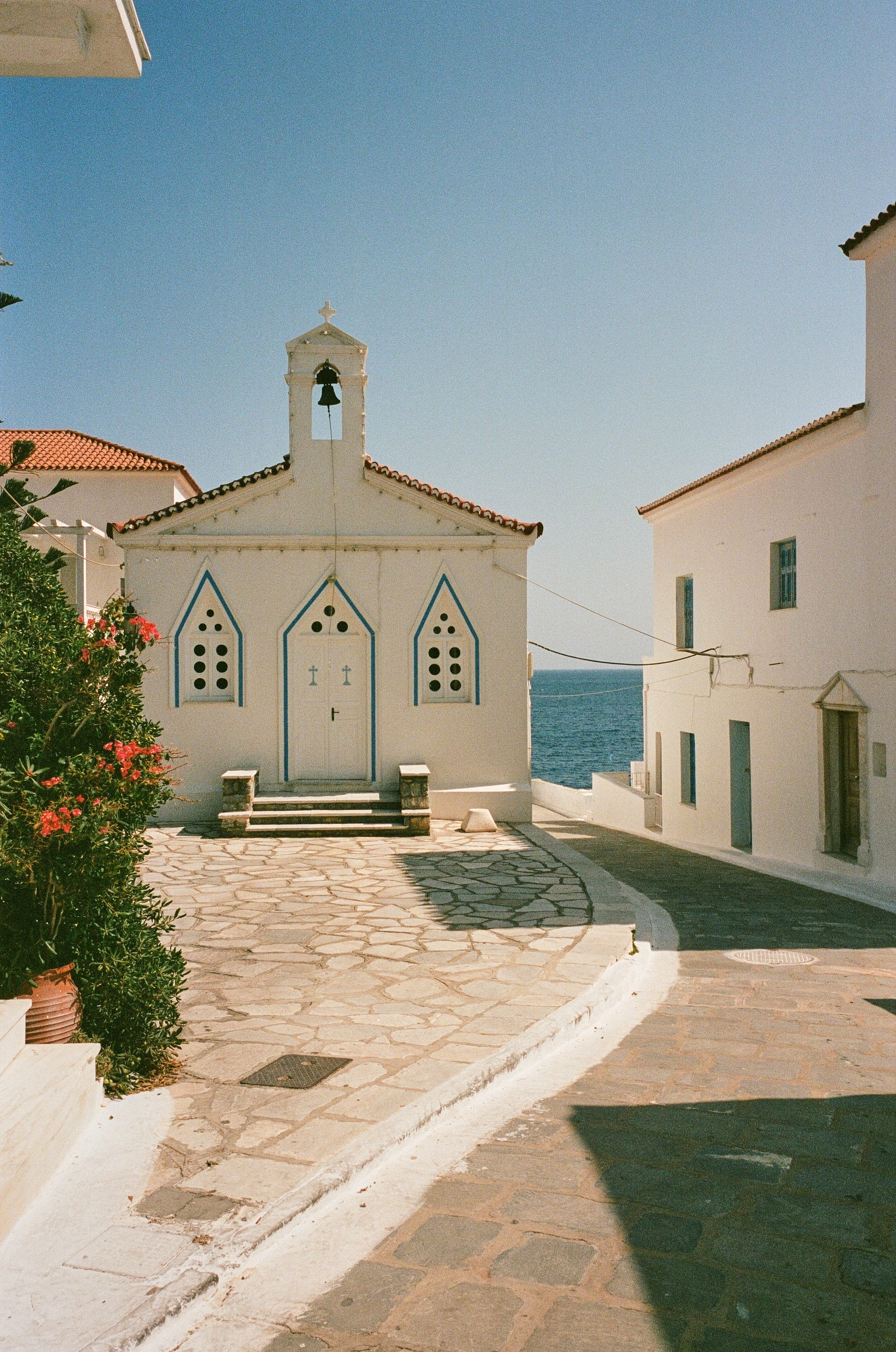 The streets of Chora Andros